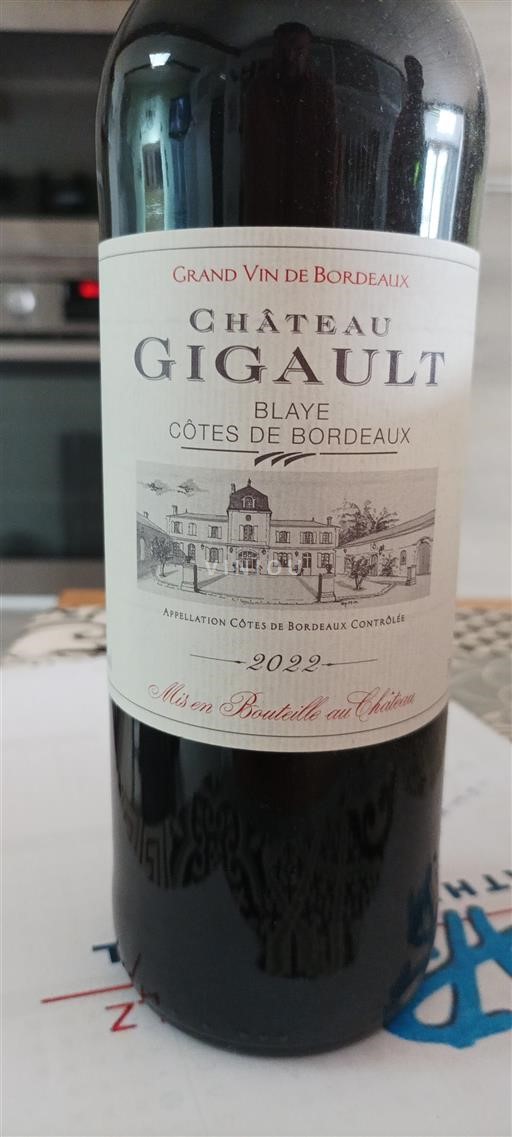 Bordeaux Blaye-côtes-de-bordeaux Château Gigault 2022
