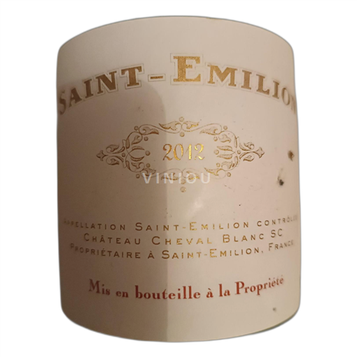 Bordeaux Saint-Émilion Château Cheval Blanc 2012