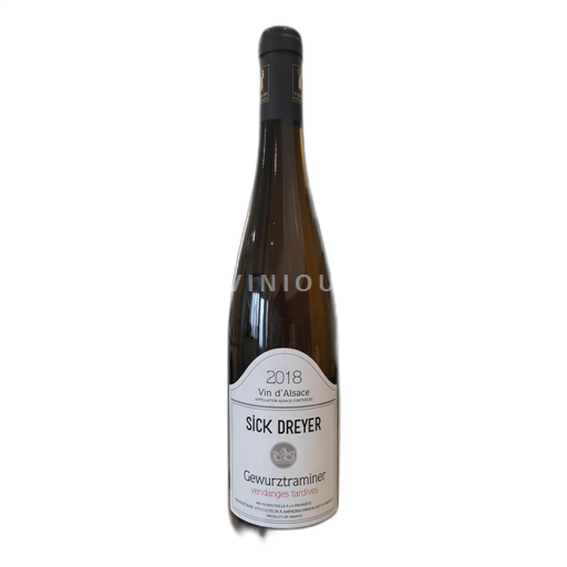 Alsace Gewurztraminer Sick Dreyer Gewurztraminer vendanges tardives 2018