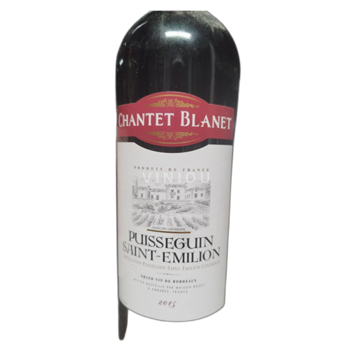 Bordeaux Puisseguin-Saint-Émilion Chantet Blanet 2015