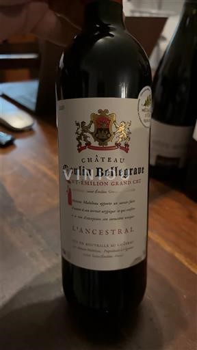 Bordeaux Saint-Émilion Grand Cru Château Moulin Bellegrave L'Ancestral 2020