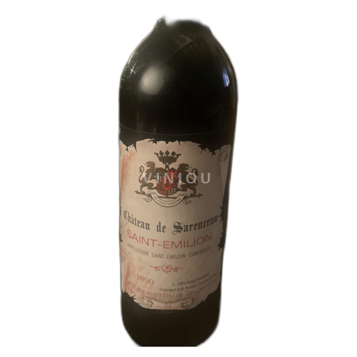 Bordeaux Saint-Émilion Château de Sarenceau 1990