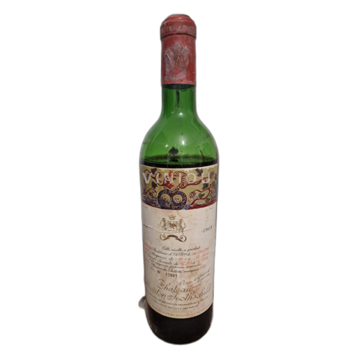 Bordeaux Pauillac Château Mouton Rothschild 1968