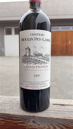 Bordeaux Canon-Fronsac Château Moulin Pey-Labrie 1997