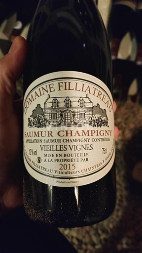 Vallée de la Loire Saumur-champigny Domaine Filliatreau Vieilles Vignes 2015