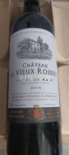 Bordeaux Médoc Château Le Vieux Roudey 2018