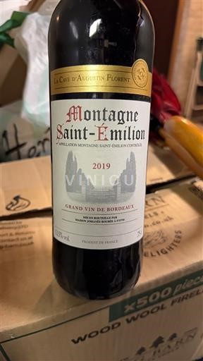 Bordo Montanja Sen Emilion La Cave d'Augustin Florent 2019