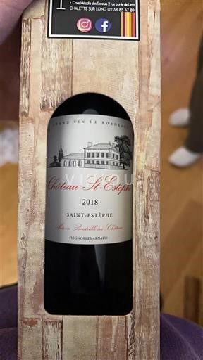 Bordeaux Saint-Estèphe Château St-Estèphe 2018