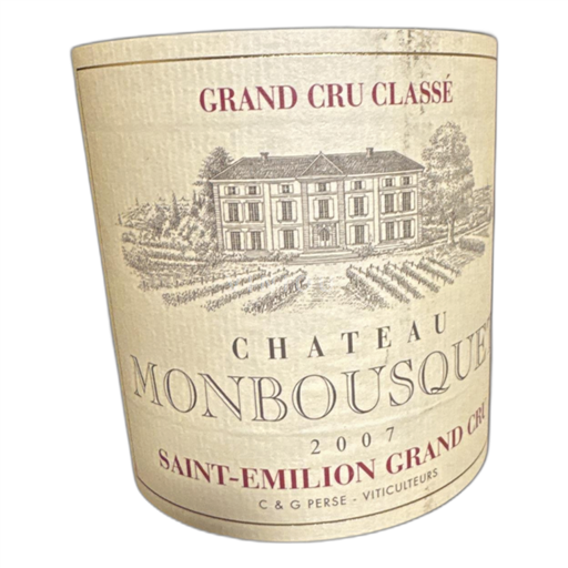 Bordeaux Saint-Émilion Grand Cru Château Monbousquet 2007