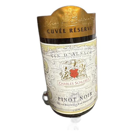Alsace Pinot noir Charles Schleret Réserve 2002