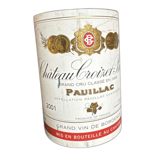 Bordeaux Pauillac Château Croizet-Bages 2001
