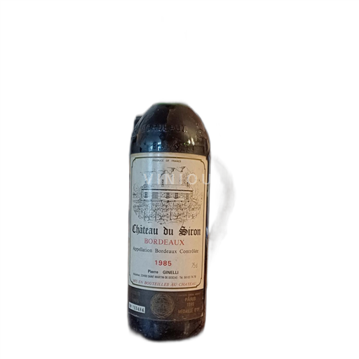Bordeaux Chateau du siron  1985