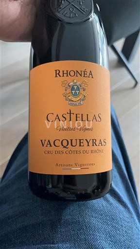 Vin Rouge sec Vieilles Vignes Castellas 2021 France Vallée du Rhône Vacqueyras AOC