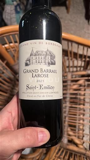 Bordeaux Saint-Émilion Grand Barrail Larose 2021