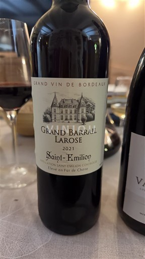 Burdeos Saint-Émilion Grand Barrail Larose 2021