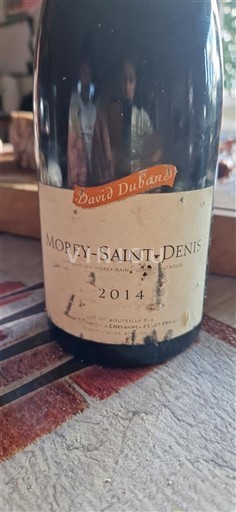 Burgundi Morey-Saint-Denis David Duband 2014