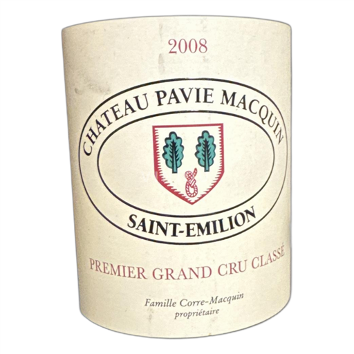 Bordeaux Saint-Émilion Château Pavie Macquin 2008