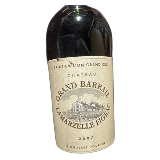 Bordeaux Saint-Émilion Grand Cru Château Grand Barrail Lamarzelle Figeac 2007