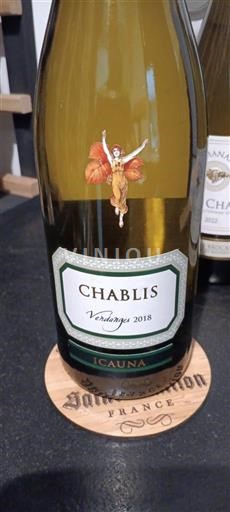 Bourgogne Chablis Icauna Vendanges 2018