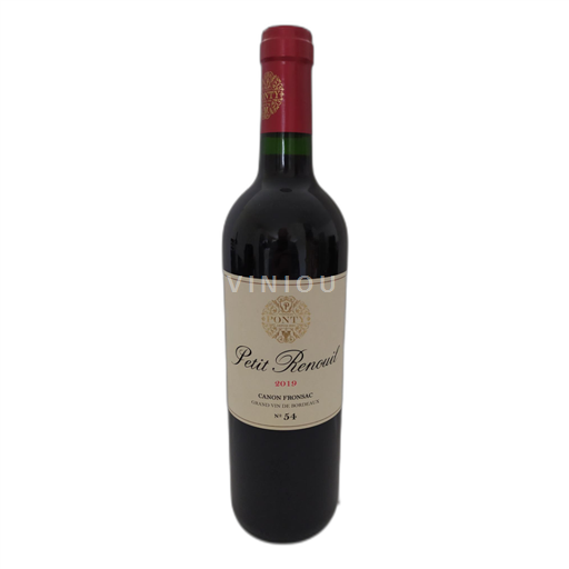 Burdeos Canon-Fronsac Ponty Petit Renouil 2019