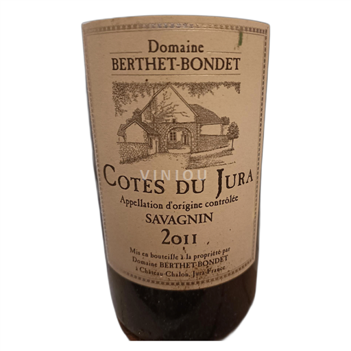 Jura Côtes du Jura Domaine Berthet-Bondet Savagnin 2011