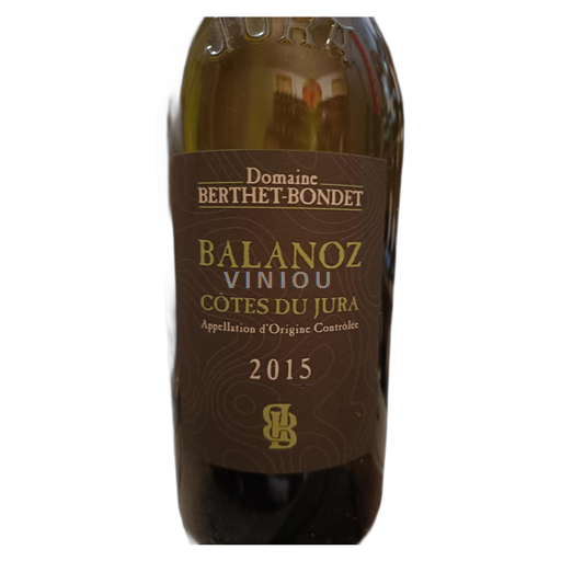 Jura Côtes-du-jura Domaine Berthet-Bondet Balanoz 2015