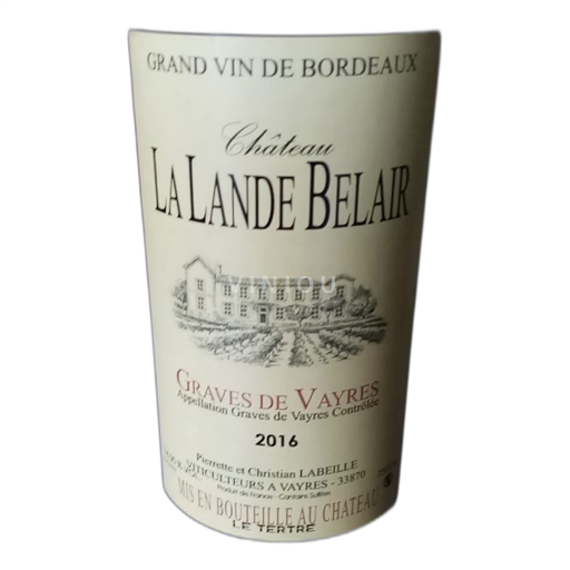 Bordeaux Graves-de-vayres Château La Lande Belair 2016