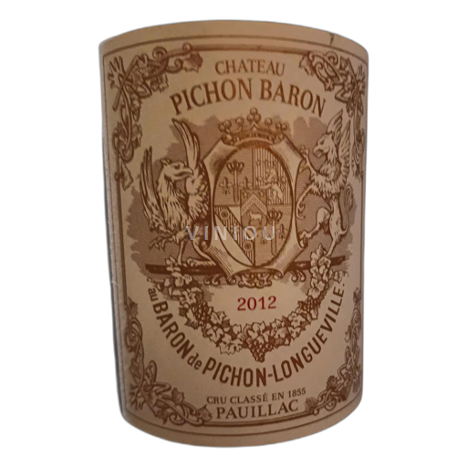 Bordeaux Pauillac Pichon Baron 2012