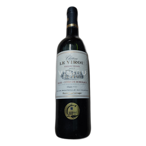 Burdeos Blaye-Côtes de Burdeos Château Le Virou Vieilles Vignes 2017