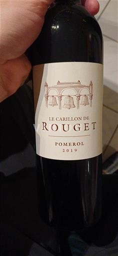 Bordeaux Pomerol Rouget Le Carillon de Rouget 2019