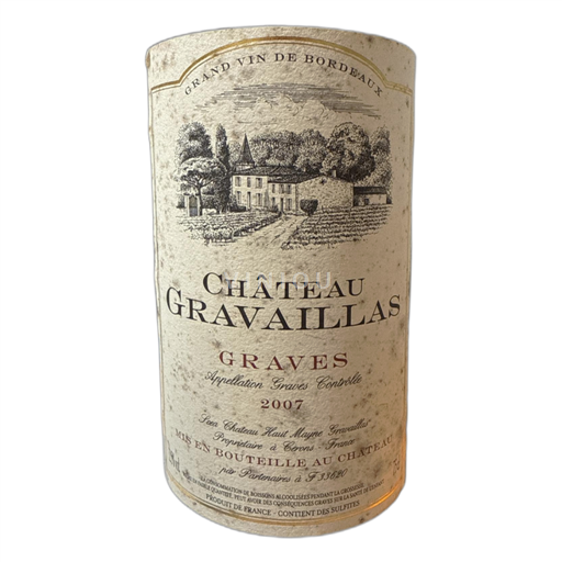 Bordeaux Graves Château Gravaillas 2007
