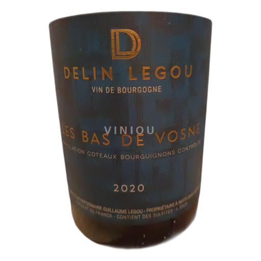 Burgundija Burgundska gricevja Delin Legou Les Bas De Vosne 2020