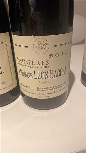 Linguadoca Faugères Domaine Leon Barral Jadis 2013