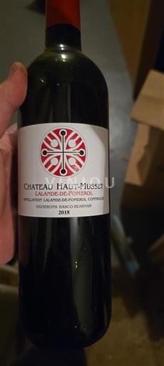 Bordéus Lalande-de-Pomerol Chateau Haut-Musset 2018