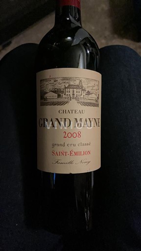 Bordeaux Saint-Émilion Château Grand Mayne 2008