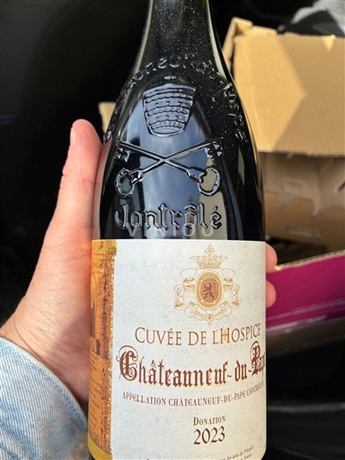 Vin Châteauneuf-du-pape Château Hospice de Châteauneuf-du-Pape