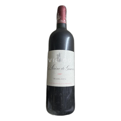 Bordeaux Margaux Château Giscours La Sirène de Giscours 2007