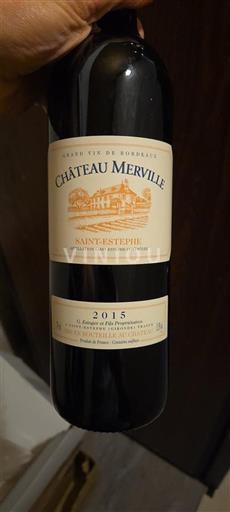 Bordeaux Saint-Estèphe Château Merville 2015