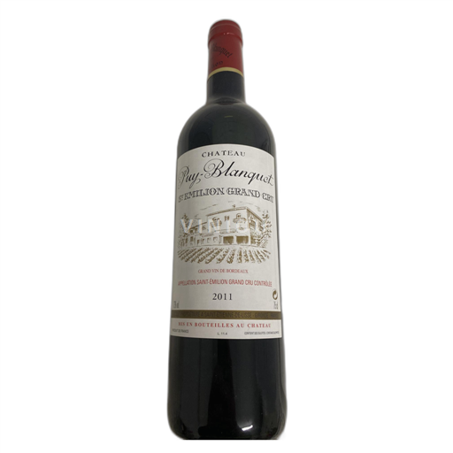 Bordeaux Saint-Émilion Grand Cru Château Puy-Blanquet 2011