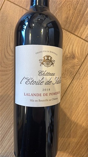 Bordeaux Lalande-de-Pomerol Château l'Étoile de Salles 2018