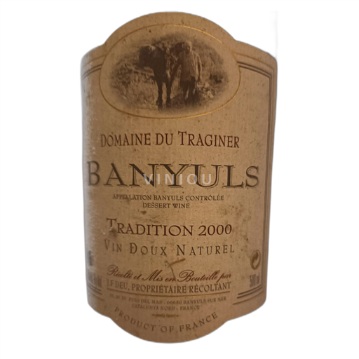 Roussillon Banyuls Domaine du Traginer Tradition 2000