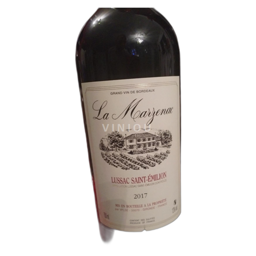 Bordeaux Lussac-Saint-Émilion La Marzelle 2017
