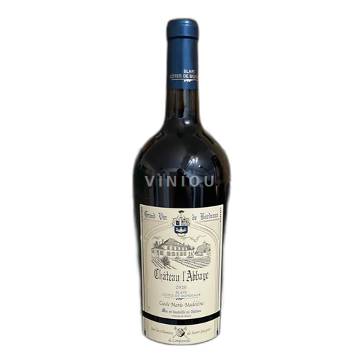 Bordeaux Blaye-côtes-de-bordeaux Château l'Abbaye Marie-Madeleine 2020