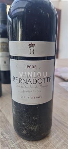 Bordeaux Haut-Médoc Château Bernadotte 2006