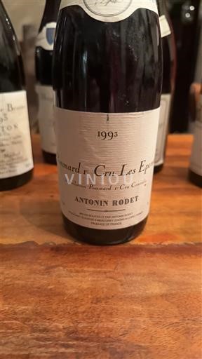 Rodet Vins Pommard Antonin Rodet - Pommard 1er Cru Les Epenots - 1993 - Avis ...