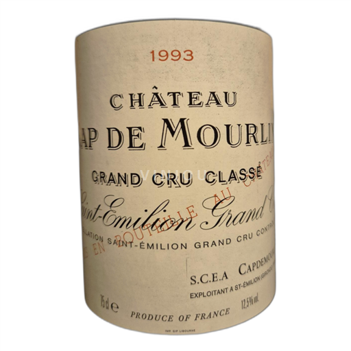Bordeaux Saint-Émilion Grand Cru Château Cap de Mourlin 1993