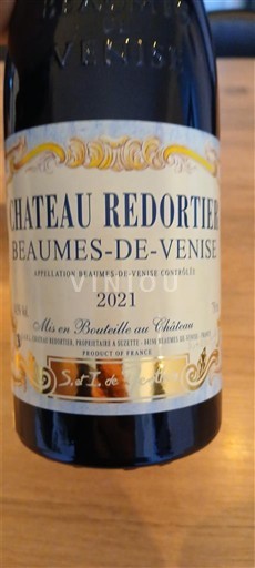 Valle del Rodano Beaumes de Venise Château Redortier 2021