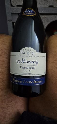 Burgundija Mercurey Maison Colin Seguin L'Audacieux 2019