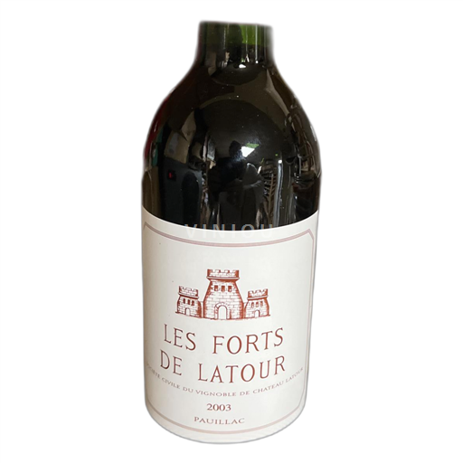 Bordeaux Pauillac Château Latour Les Forts de Latour 2003