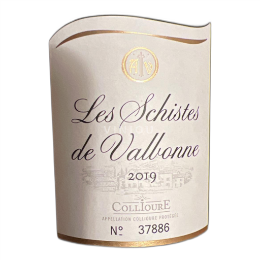 Roussillon Collioure Terres des Templiers Les Schistes de Vallonne 2019